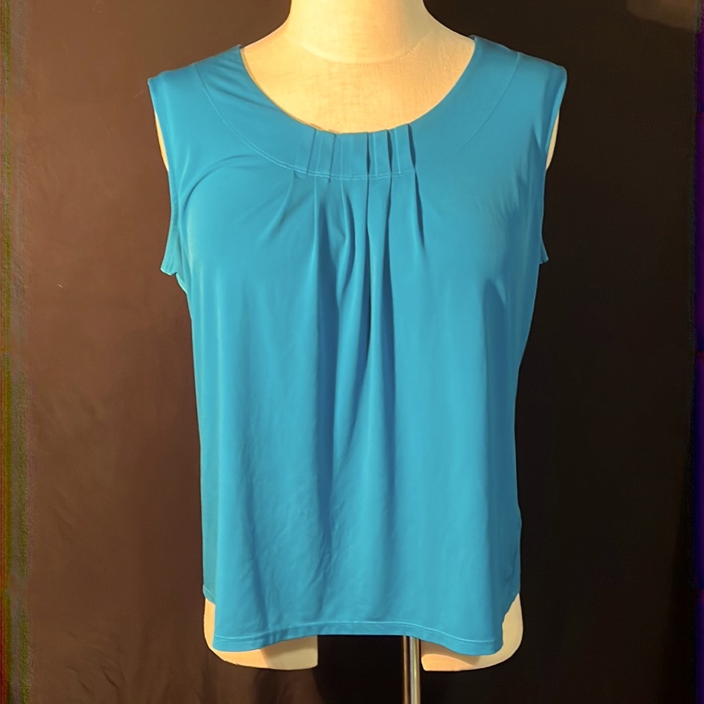 Silky Blue Top